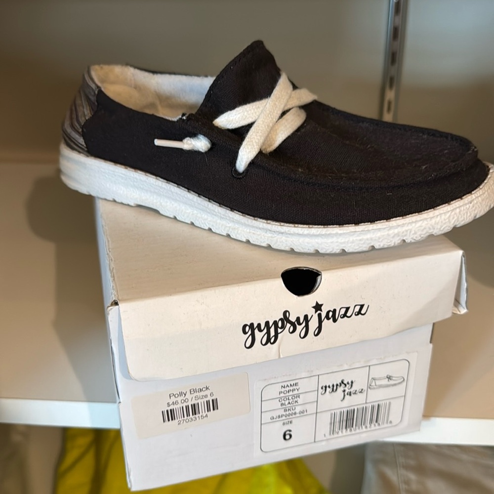 Size 6 Gypsy Jazz Shoes Black